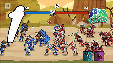 Stick Wars 2: Battle of Legions Gameplay Walkthrough #1 (Android, IOS)