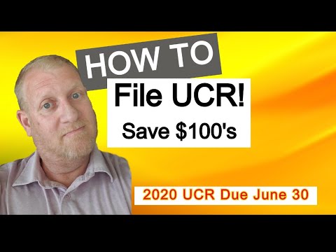 How to File UCR Online - Do It Yourself in 3-mins and save $100+
