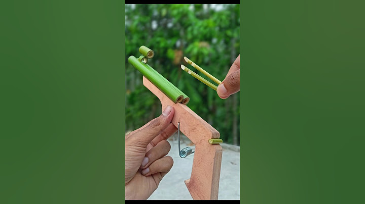 Bamboo Creations With Mini Slingshots #Bamboo #Diy #Slingshots #Bambooart