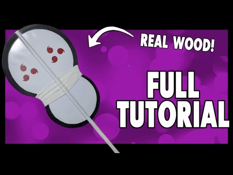 How To Make Madara Uchiha's Gunbai! Life Sized & Real Wood Gunbai Tutorial #narutoshippuden #madara