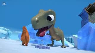Grizzy and the Lemmings (2019 - 2026) Giant Dinosaur Screen time