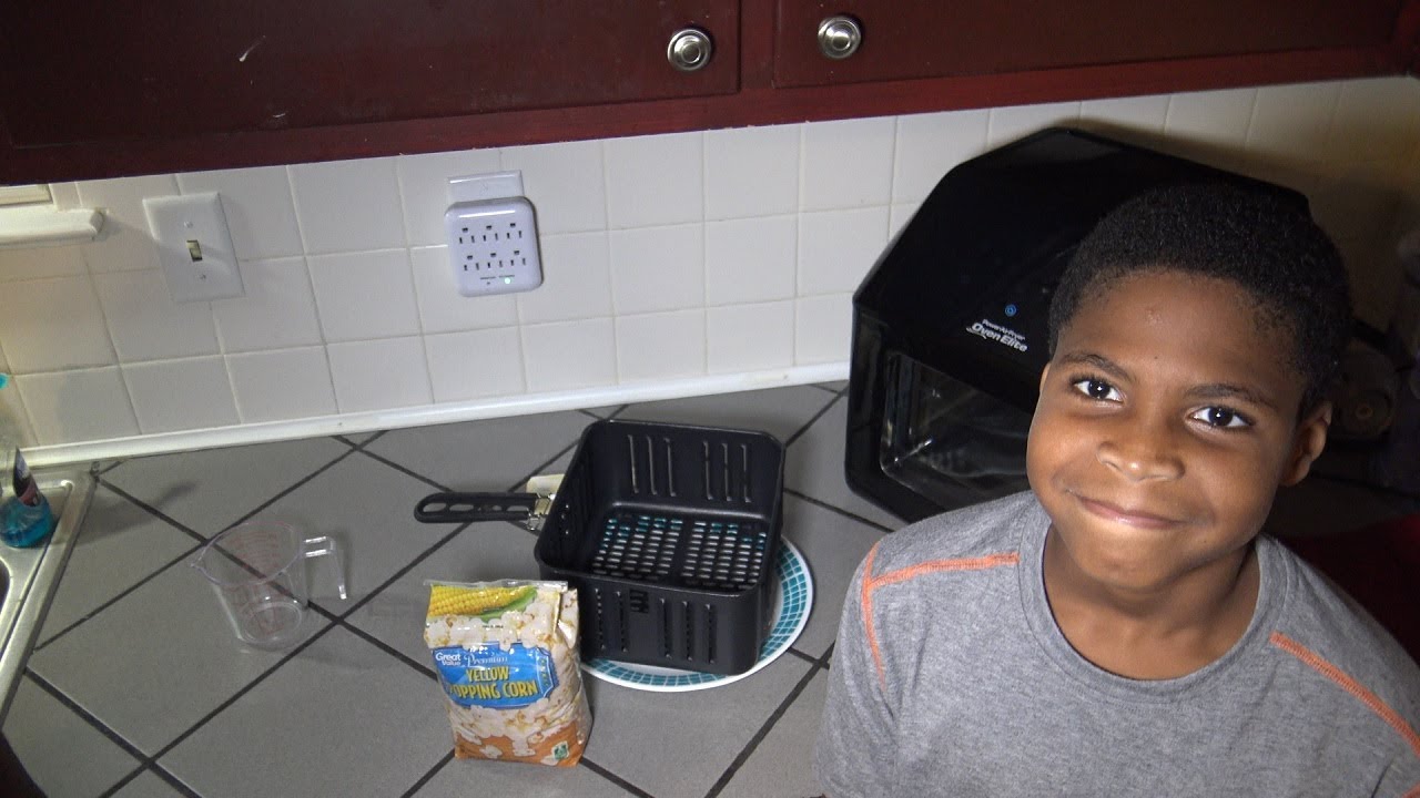 Popcorn Experiment Power Air Fryer Oven (Can it Pop Corn?) - YouTube