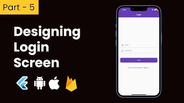 Part-5 || Login Design Firebase Authentication || Flutter Firebase Tutorials in Hindi/Urdu