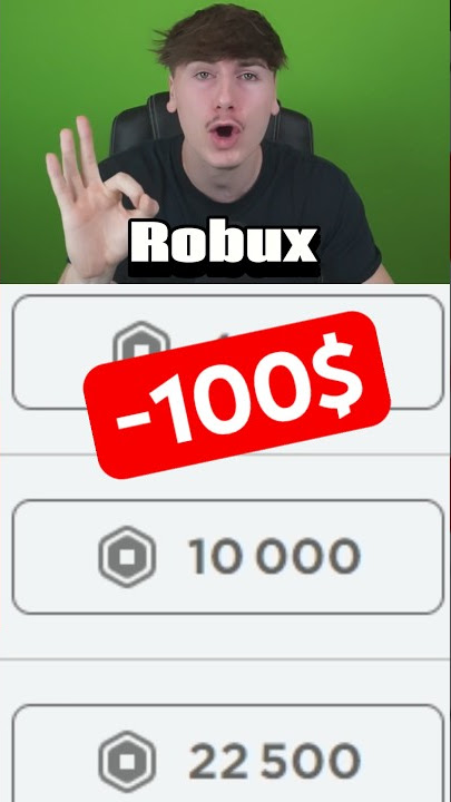 J'ACHÈTE 100 EUROS DE ROBUX !! 😭💰 #robloxfr #kevko 