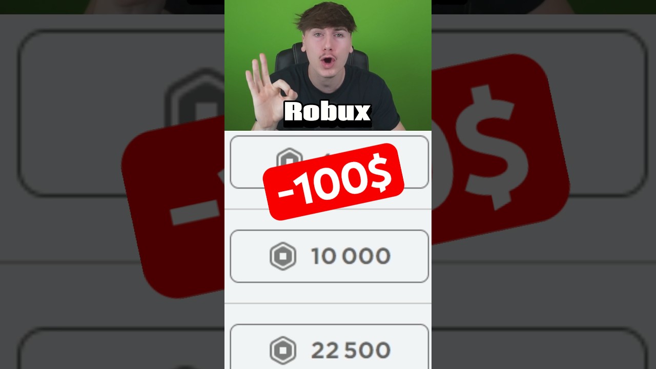 J'ACHÈTE 100 EUROS DE ROBUX !! 😭💰 #robloxfr #kevko 