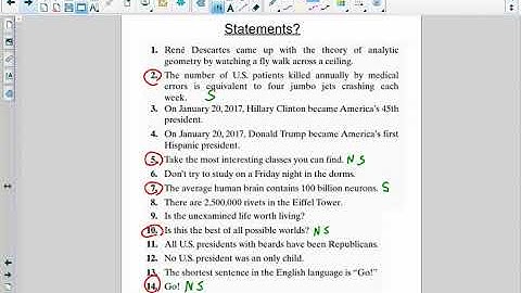 MGF1106 - 3.1 Statements, Negations, and Quantified Statements