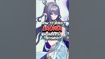 BEST LAUMA BUILD - How to Build Lauma in 60 Seconds #genshinimpact #genshin #hoyoverse