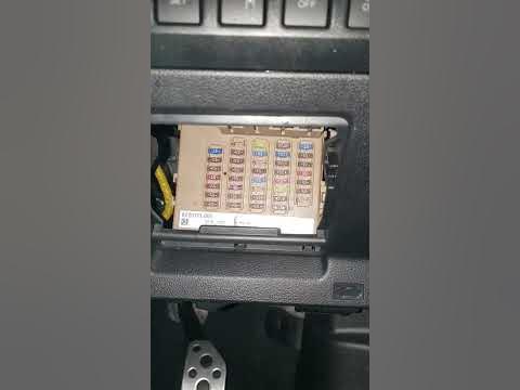 Subaru XV Fuse box ~ interior light - YouTube