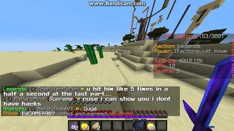 MallardMind Using Auto Clicker Or Kill Aura On PrimeMC