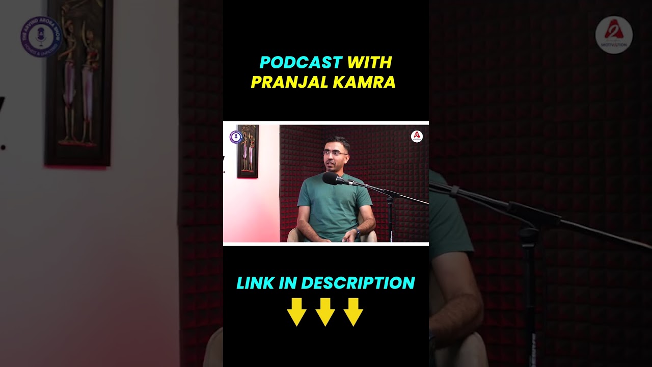 Official Teaser -- Podcast With Pranjal Kamra ( King of Finance ) | 