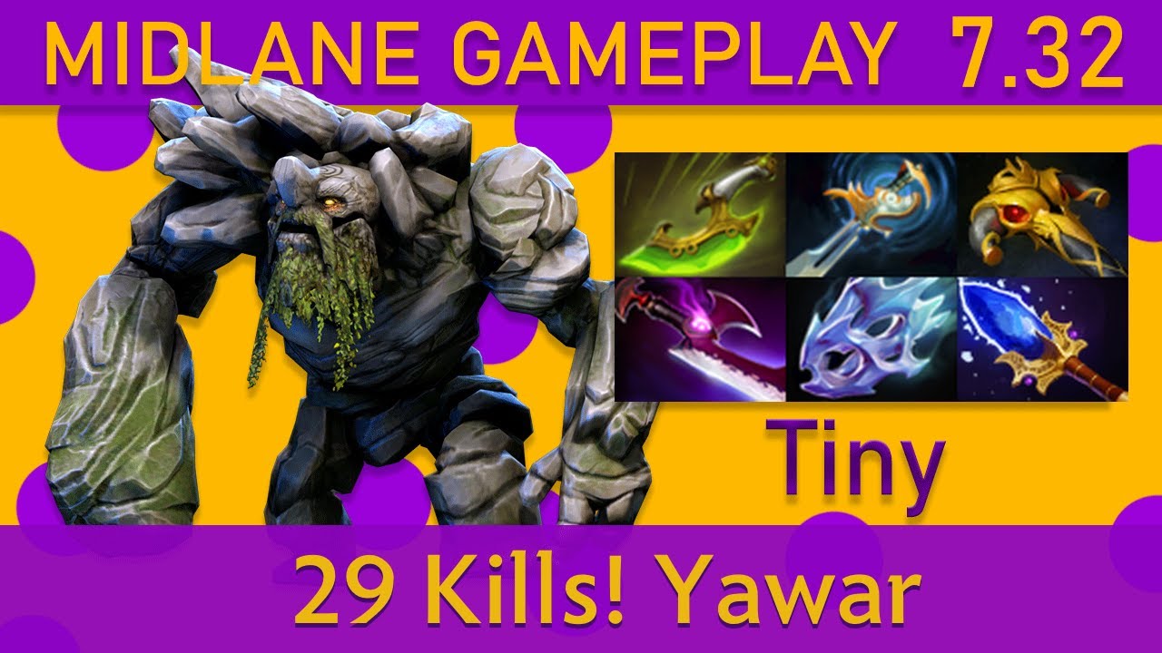 🌋29 Kills! Yawar Tiny Mid Gameplay - Top MMR Dota 2