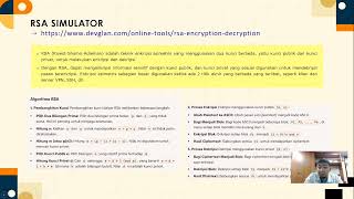 K&S _Simulation online RSA Encryption – Decryption – Has Generator