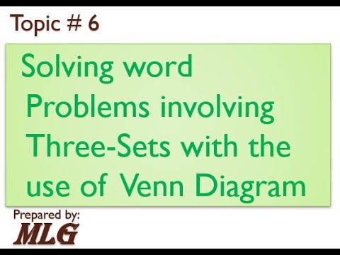 Solving Word Problems Involving 3 Sets Venn Diagram Part 2 of 2 - YouTube