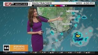 Miami weather AM forecast Evening showers possible