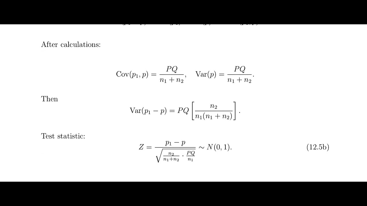 Large sample Tests - YouTube