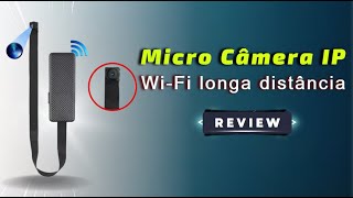 Micro Câmera Ip Wifi Tempo Real Sem Limite De Distância App Look Cam Review Pt-Br