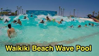 One of america's largest wave pools with 2.5 million gallons water.
these waves are huge! you can even rent a boogie board or surfboard
for special surfin...