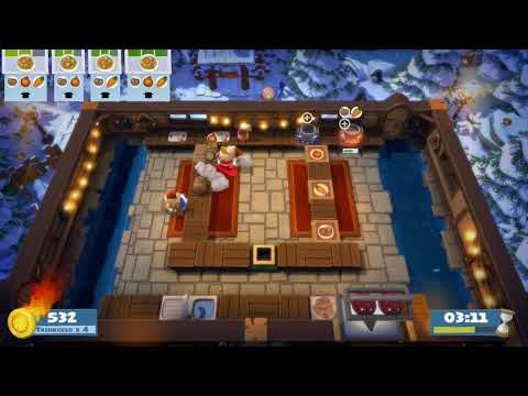 Overcooked 1 AYCE Festive Seasoning Level 1 1 4 Stars 2 Players