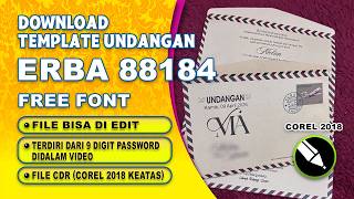 Downlaod Blanko Undangan ERBA 88184