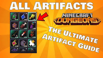 ALL THE ARTIFACTS IN MINECRAFT DUNGEONS! | The In-Depth MC Dungeons Artifact Guide!