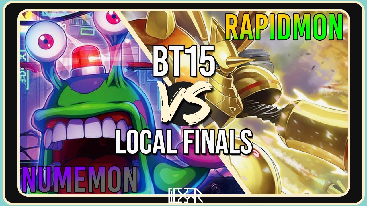 Numemon vs Rapidmon [Digimon TCG BT15 Local FINAL] Match Commentary