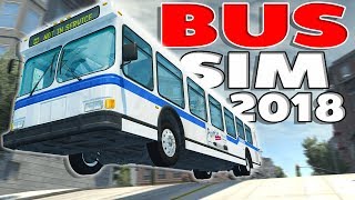 BEST BUS SIMULATOR 2018! - BeamNG Drive screenshot 3