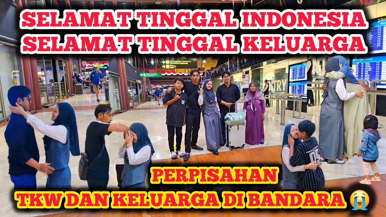 NYESEK😭‼️SELAMAT TINGGAL INDONESIA⁉️AKHIRNYA BERANGKAT LAGI KE LUAR NEGRI