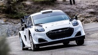 Wrc Rally Monte Carlo 2024 - Adrien Fourmaux Test Ford Puma Rally1 Maximum Attack & Pure Sound ‼️