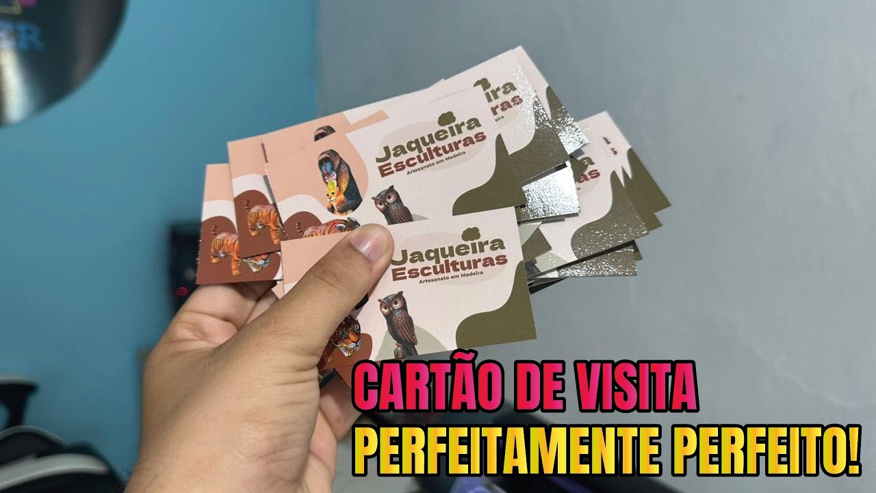 MELHOR CARTÃO DE VISITA QUE FIZ EM 5 ANOS! (PRODUÇÃO)