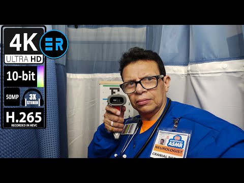 ASMR Neurologist Cranial Nerve Exam Roleplay | Very Tingly Detailed 🥼🩺