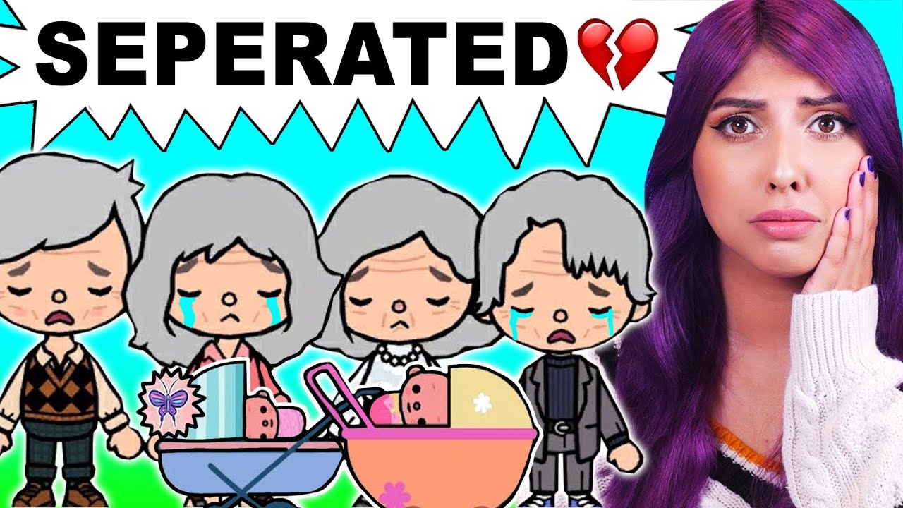 Sisters Get Separated By Their Grandparents 😭 (Toca Life World)