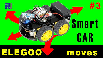 Elegoo Smart Robot Car Kit V3: #3 How to move forward, reverse and turn left and right - RJT240