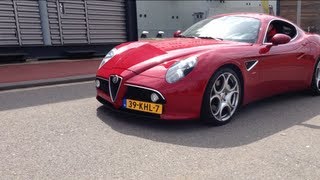 Alfa romeo 8C Competizione and Maserati Granturismo Little Acceleration!!!-HD