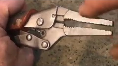 restore LOOSE locking pliers so they work like new again (Vice grip style pliers)