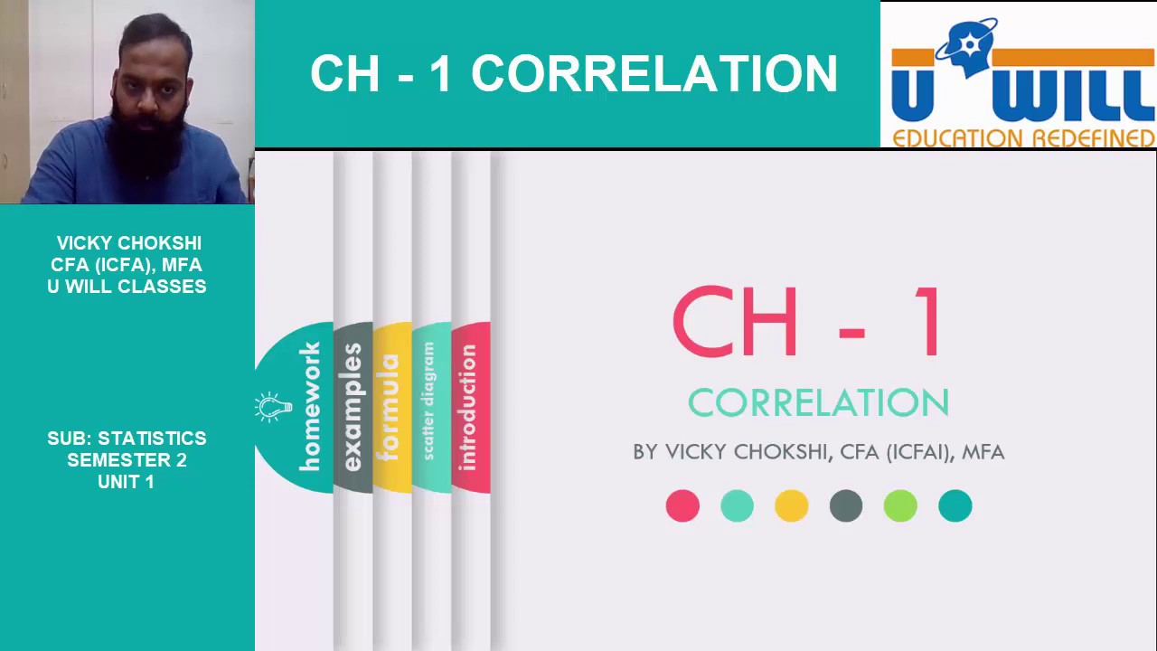 Ch 1 Correlation Part 1 - YouTube