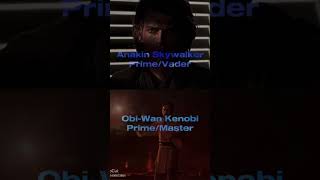 Anakin Skywalker Primevader Vs. Obi-Wan Kenobi Primemaster