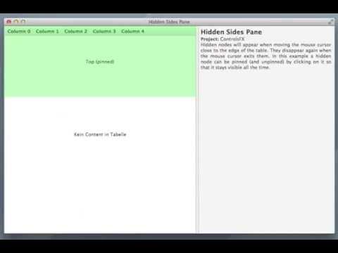 JavaFX: HiddenSidesPaneSample