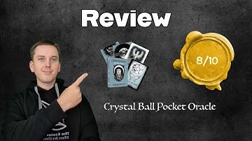 Crystal Ball Pocket Oracle Review | Flip Through And Review #deckreview #oraclecards