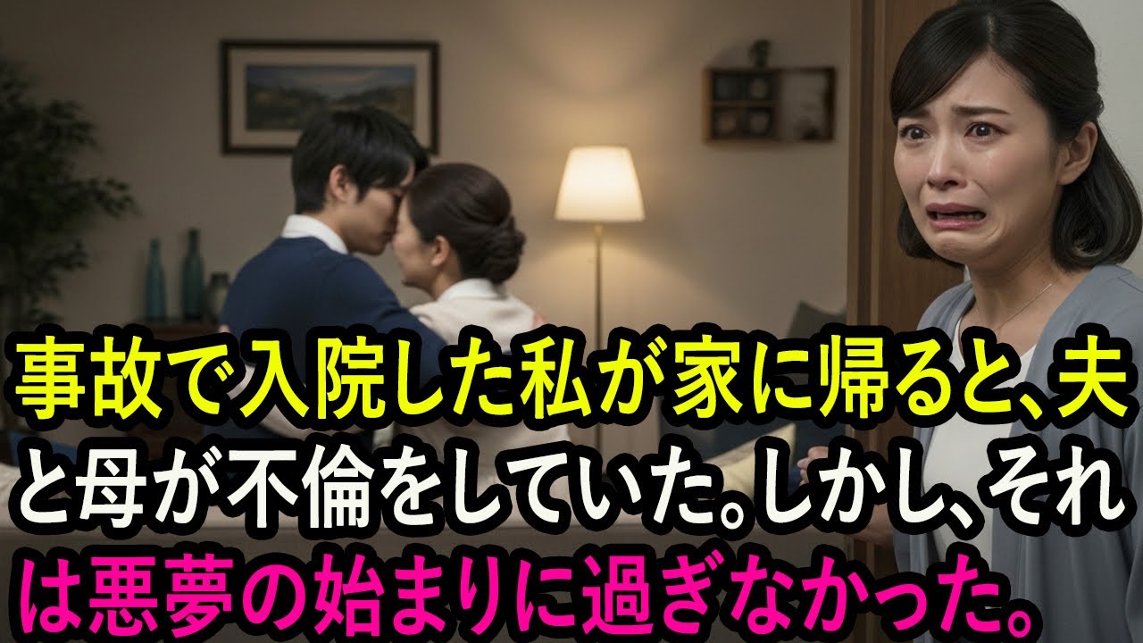 事故で入院した私が家に帰ると、夫と母が不倫をしていた。しかし、それは悪夢の始まりに過ぎなかった。