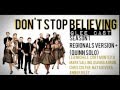 Glee- Don't Stop Believing (Regional's Version + Quinn Solo) Lyrics
