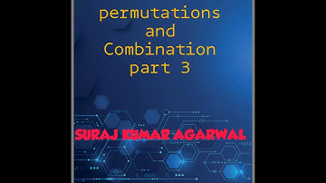 PERMUTATION AND COMBINATION  | Chapter test solution part 3 | RD SHARMA EXAMPLE Solution