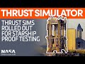 Starship Thrust Simulators Rolled Out for Proof Testing | SpaceX Boca Chica