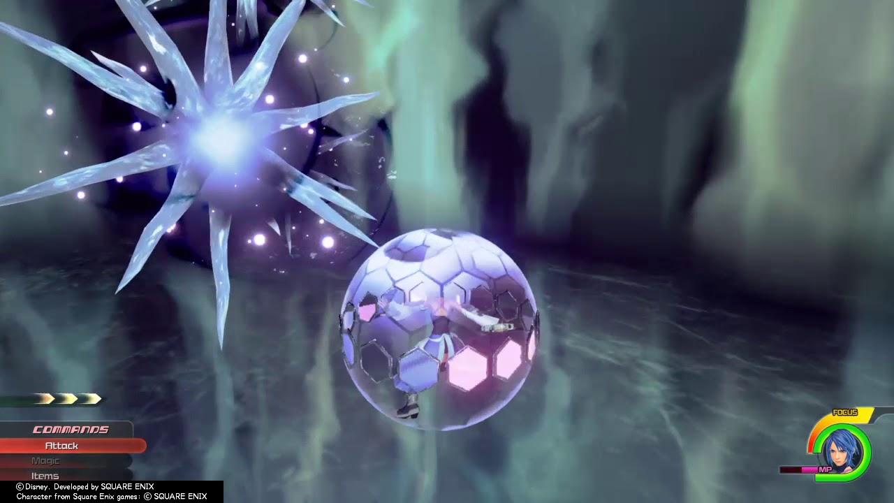 Kingdom Hearts 0.2 Birth By Sleep - Phantom Aqua Boss Fight