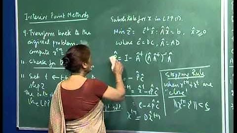 Mod-01 Lec-40 Interior Point Methods