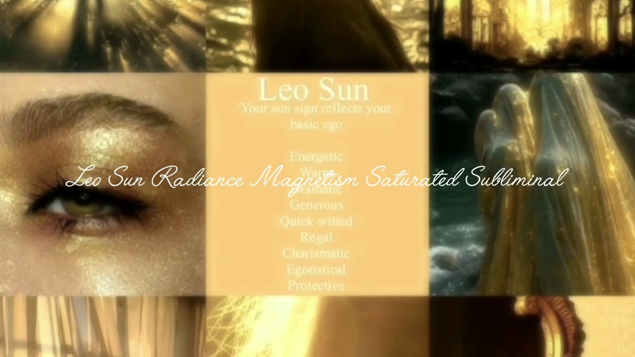 Leo Sun Radiance Magnetism Saturated Subliminal