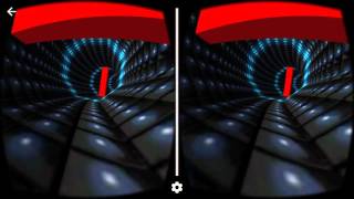 Galactic Rush VR for Cardboard - Head to the winding tunnel screenshot 2