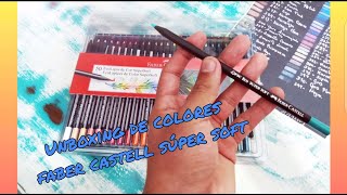 UNBOXING DE COLORES FABER CASTELL SUPERSOFT #arte #dibujos #art screenshot 3