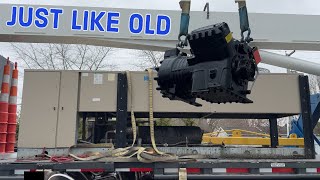 Old Condenser  New Location  New Compressor