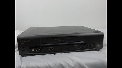 Panasonic PV-7451 VHS VCR metal 4-Head HiFi