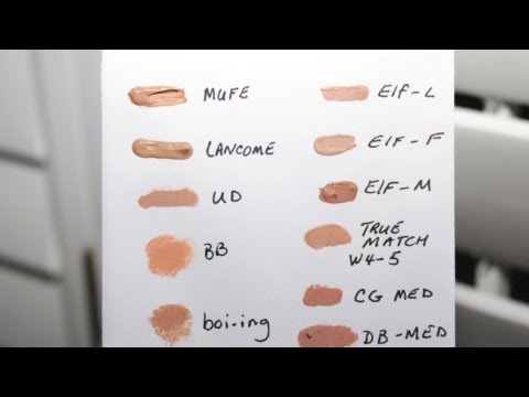 My comparison of Lancome Effacernes with other popular brands I own -  YouTube